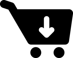 Download Cart Stencil Svg Vector, Free Vectors File